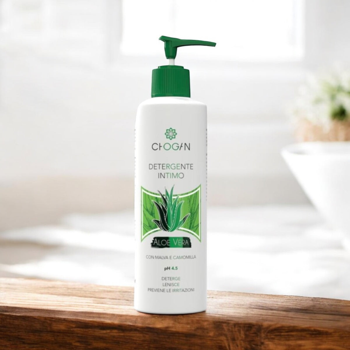 CHOGAN - DETERGENTE INTIMO ALL'ALOE VERA BIO CON MALVA E CAMOMILLA